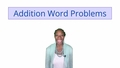 Thumbnail for Add three numbers up to four digits each: word problems video