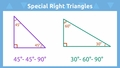 Thumbnail for Solve a special right triangle video