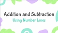Thumbnail for Addition and subtraction sentences using number lines - up to 20 video