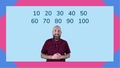 Thumbnail for Count forward by tens - up to 1,000 video