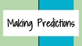Thumbnail for Make predictions video