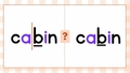 Thumbnail for Segment two-syllable words: open and closed syllables video