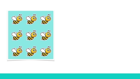 Count out stickers - up to 9