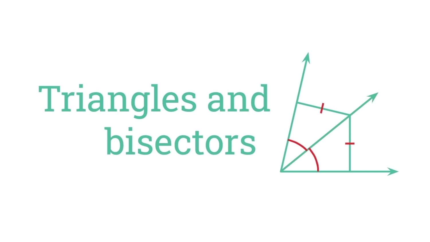 Triangles and bisectors