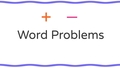 Thumbnail for Word problems involving addition and subtraction - up to 20 video
