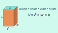 Thumbnail for Compare volumes and dimensions of rectangular prisms: word problems video