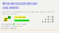 Thumbnail for Understanding exponents video