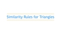 Thumbnail for Similarity rules for triangles video
