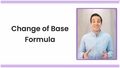 Thumbnail for Change of base formula video