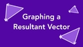 Thumbnail for Graph a resultant vector using the triangle method video