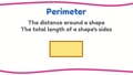 Thumbnail for Perimeter: find the missing side length video
