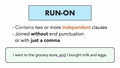 Thumbnail for Is it a complete sentence or a run-on? video