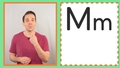 Thumbnail for Learn the letter M video