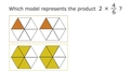 Thumbnail for Multiply fractions by whole numbers using models video
