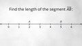 Thumbnail for Lengths of segments on number lines video