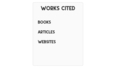 Thumbnail for Recognize the parts of a Works Cited entry (MLA 8th–9th editions) video