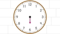Thumbnail for Match analog clocks and times video
