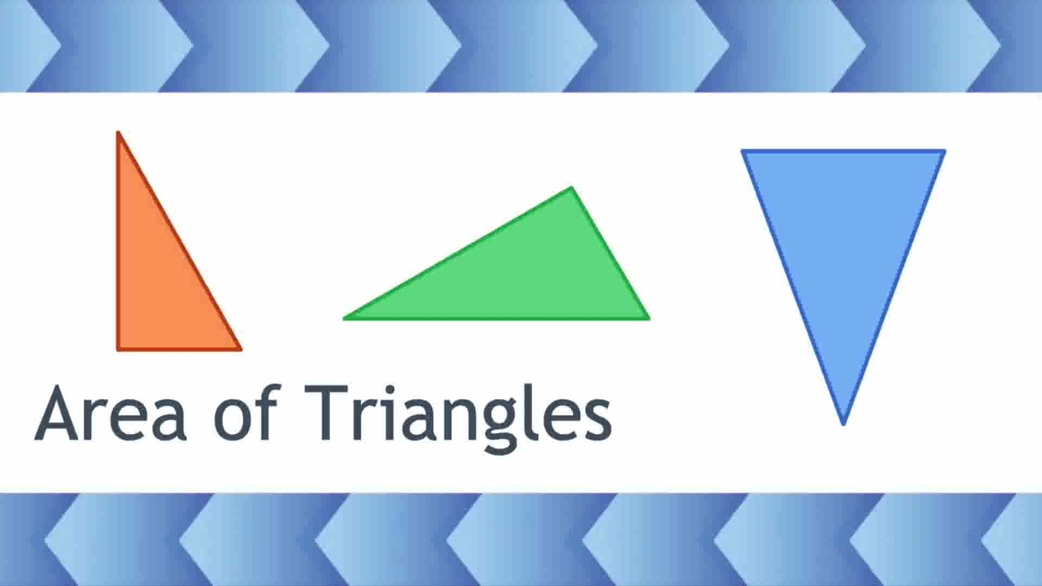 Area of triangles