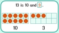 Thumbnail for Take apart teen numbers with models: words video