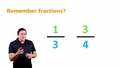 Thumbnail for Divide fractions video