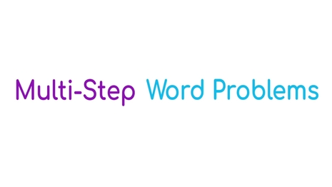 Multi-step word problems