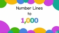 Thumbnail for Number lines - up to 1,000 video