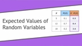 Thumbnail for Expected values of random variables video