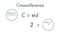 Thumbnail for Circles: word problems video
