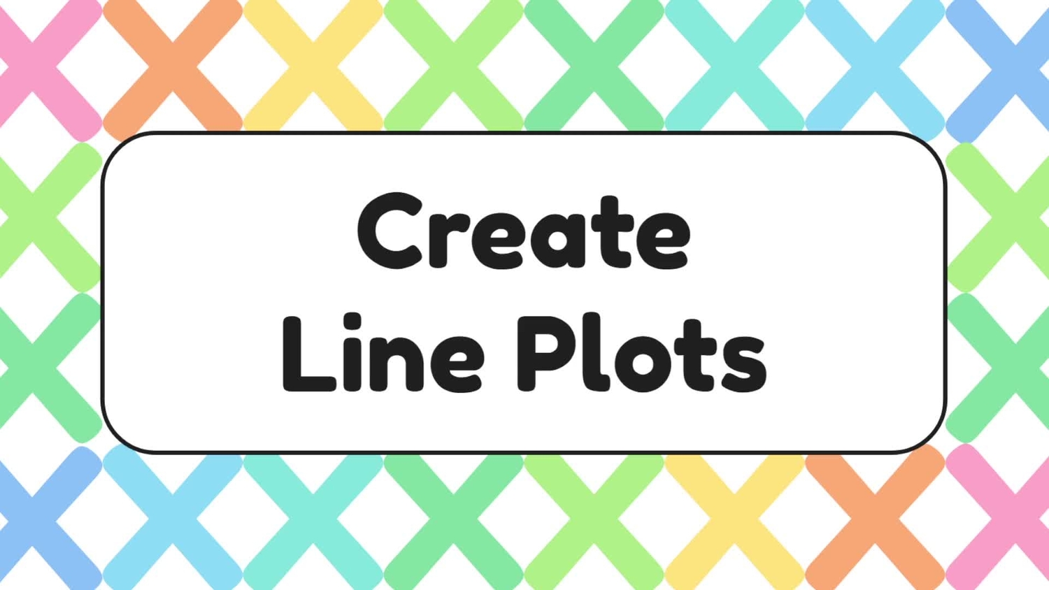 Create line plots