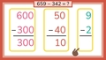 Thumbnail for Use expanded form to subtract three-digit numbers - without regrouping video