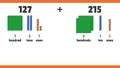Thumbnail for Use models to add three-digit numbers - with regrouping video