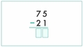 Thumbnail for Subtraction up to three digits: fill in the missing digits video