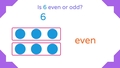 Thumbnail for Addition sentences for even and odd numbers video