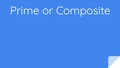 Thumbnail for Prime or composite video