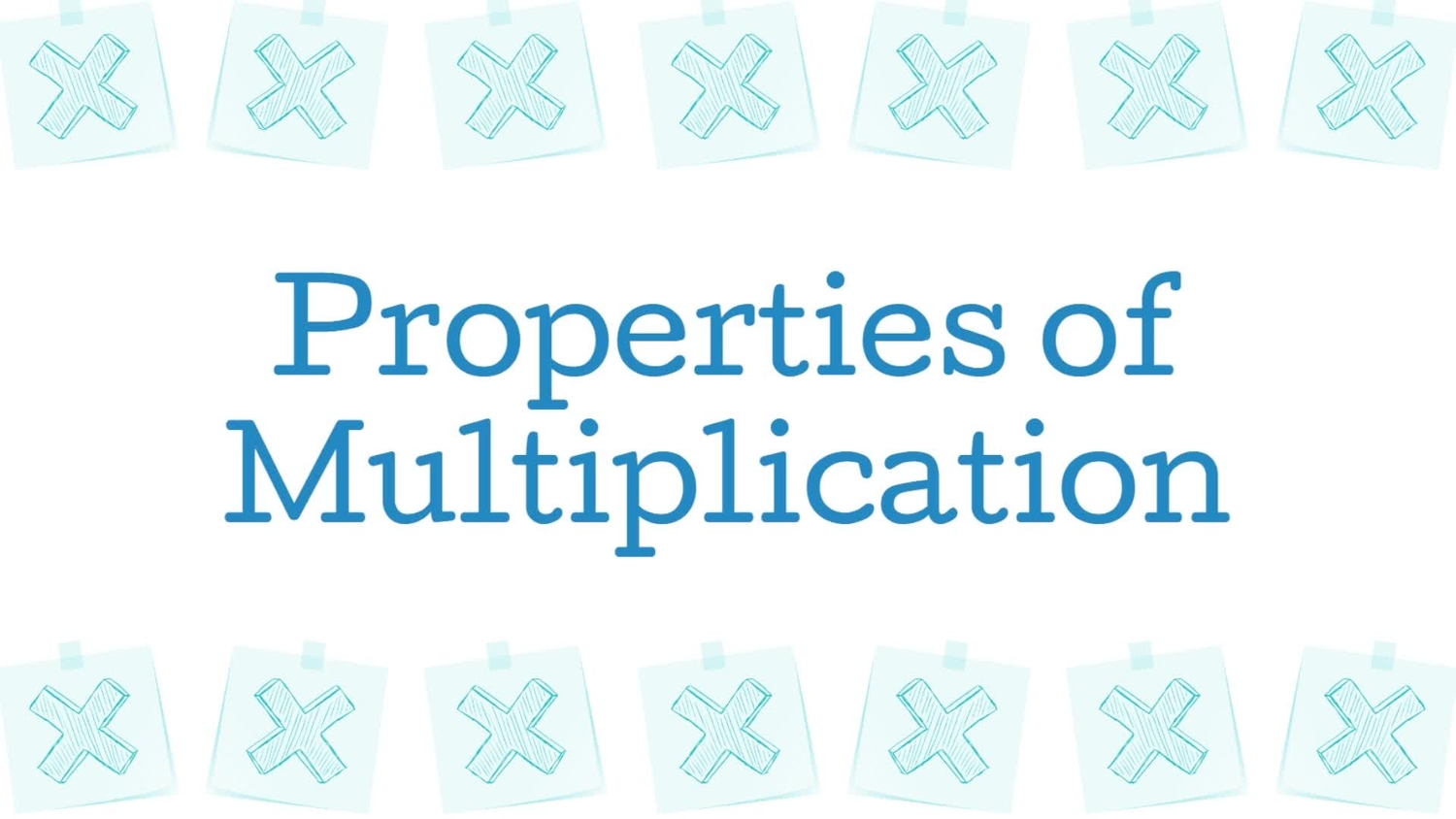 Properties of multiplication