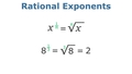 Thumbnail for Multiplication with rational exponents video