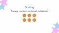 Thumbnail for Scaling by fractions and mixed numbers video