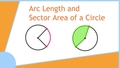 Thumbnail for Understand arc length and sector area of a circle video