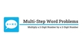 Thumbnail for Multiply a 2-digit number by a 2-digit number: multi-step word problems video