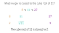 Thumbnail for Estimate cube roots video