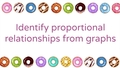 Thumbnail for Identify proportional relationships from graphs video
