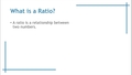 Thumbnail for Write a ratio: word problems video