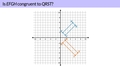 Thumbnail for Determine if two figures are congruent: justify your answer video
