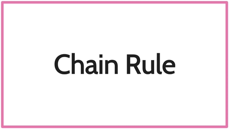 Chain rule
