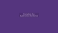 Thumbnail for Complete the subtraction sentence - up to three digits video