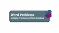 Thumbnail for Multiply fractions by whole numbers: word problems video