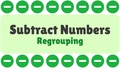 Thumbnail for Subtract two-digit numbers - with regrouping video