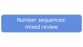 Thumbnail for Sequences: mixed review video