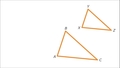 Thumbnail for Prove proportions or angle congruences using similarity video