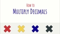 Thumbnail for Multiply two decimals: products up to thousandths video